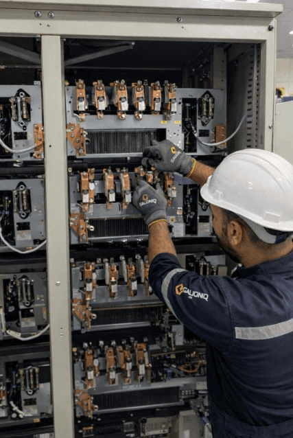 Medium voltage drive commissioning